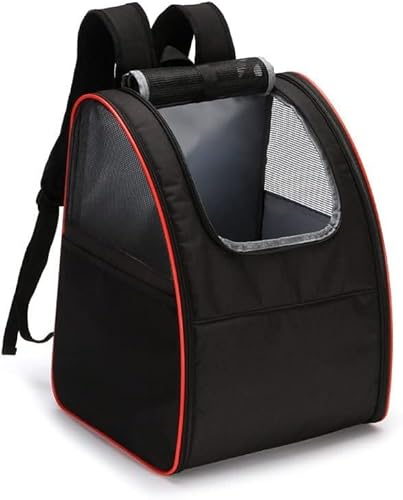 KryZaro折り畳み式ペットキャリーリュック|猫・小型犬用|旅行・ドライブ・災害避難に