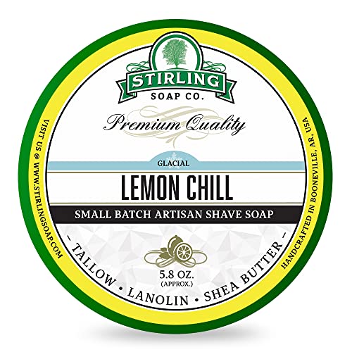 Stirling Sapone da barba glacial lemon chill 170ml