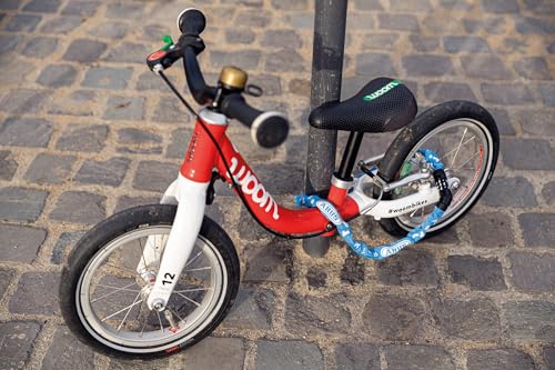 ABUS Kettenschloss Steel-O-Chain 4804C Symbols – Zahlenschloss für Kinderfahrräder – ABUS-Sicherheitslevel 3 – 75 cm – Rot – Ansicht 2