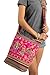 Pink Shoulder Bag Handmade Embroidered Elephant Boho Bohemian Hippie Tote Gypsy Beach Bag