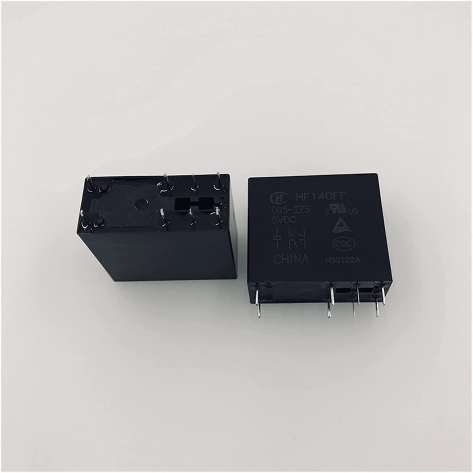 AERBNYEQP Relay 10PCS Medium Power JZX-140FF HF140FF-005-2ZS HF140FF-012-2ZS HF140FF-024-2ZS 8PIN 10A Two Sets of conversions(024-2ZS)