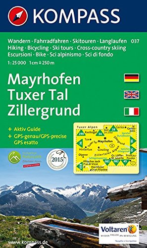 Télécharger 037: Mayrhofen - Tuxer Tal Zillergrund 1:25, 000 PDF Ebook En Ligne