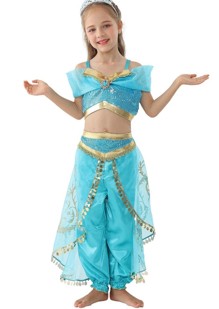 Lito Angels Girls Arabian Princess Costume, Age 5-6 Years โ image 1