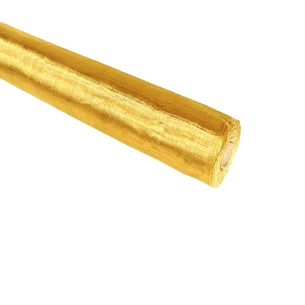 1pc Brass Woven Wire Mesh 100x50cm - Rustproof Copper Screen for DIY Crafts and Handicrafts(120Mesh 0.15mm)