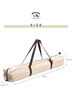 Amazon | FIELDOOR 木製テントポール用 帆布 収納バッグ 最大4