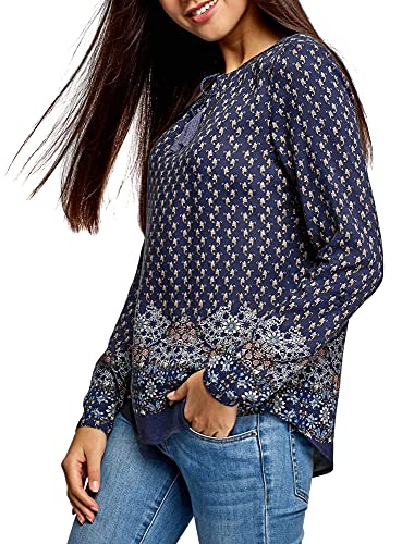 Oodji blusas boho con cordones