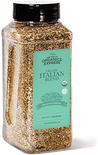 HQOExpress Organic Northern Italian Seasoning – Non GMO, Kosher, USDA Ce...