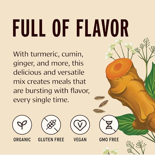 Banyan Botanicals Kitchari Spice Mix – Ayurvedic Kitchari Blend with Organic Herbs & Spices – for Ayurvedic Meals & Digestive Health – 2.8 oz – Non GMO Sustainably Sourced Vegan