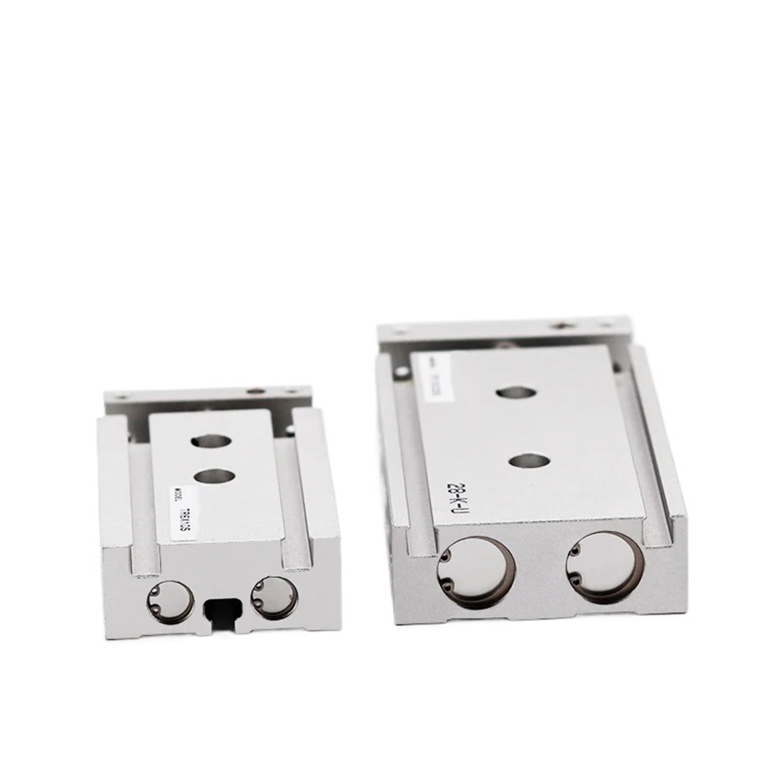 Cilindro neumático de Doble vástago Serie TR, TR16, TR20, TR25, TR32, Carrera 10-90 mm con imán(Stroke 80mm Magnetic,TR25)