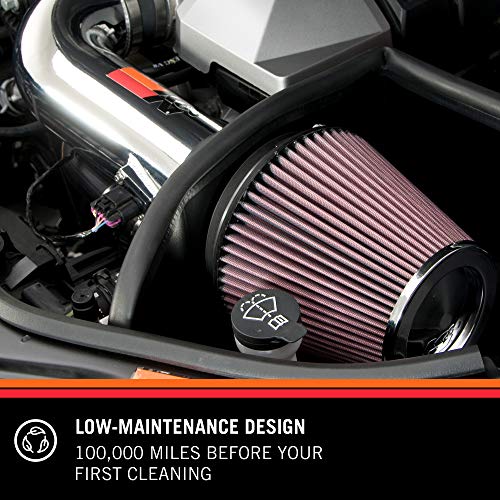 Image of K&N Cold Air Intake Kit: High Performance, Increase Horsepower: Compatible with 2003-2006 MAZDA (6) 69-6025TS