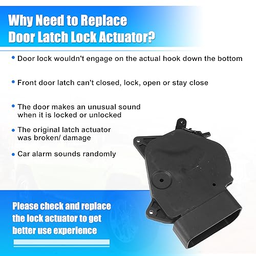Image of uxcell 4 Pcs Front Rear Left Right Side Door Lock Actuator Motor No.69120-42080 /69110-42120 /69120-12080 /69110-12080 for Toyota RAV4 2000-2005