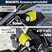URBAN UR6 Hi-Tech Motorcycle Disc Lock with Smart Alarm | Best Value | 120dB, LED, Warning, A+ Sensitivity, Truly Waterproof, Long-Life CR2 Battery, Carried Locked, Bike Anti Theft Wheel Brake Locks