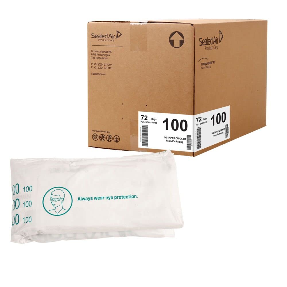 Instapak Quick Room Temperature Expanding Foam Packaging Bag (100, 25