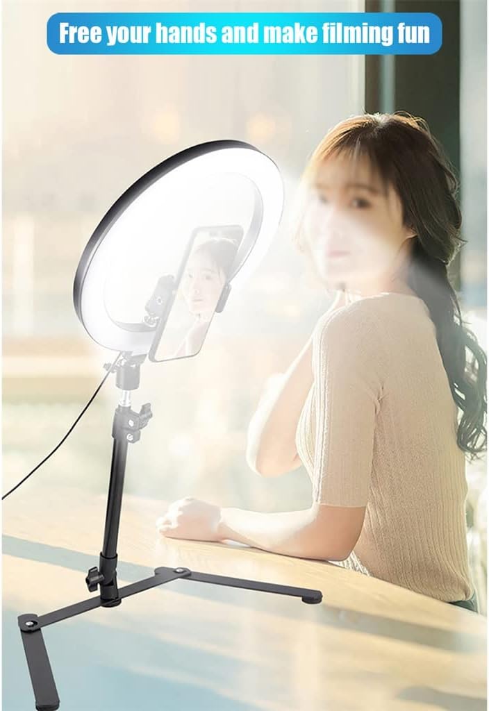 26CM Photography Lighting Phone Light Tripod Stand Photo Led Selfie Fill Light Lamp Video