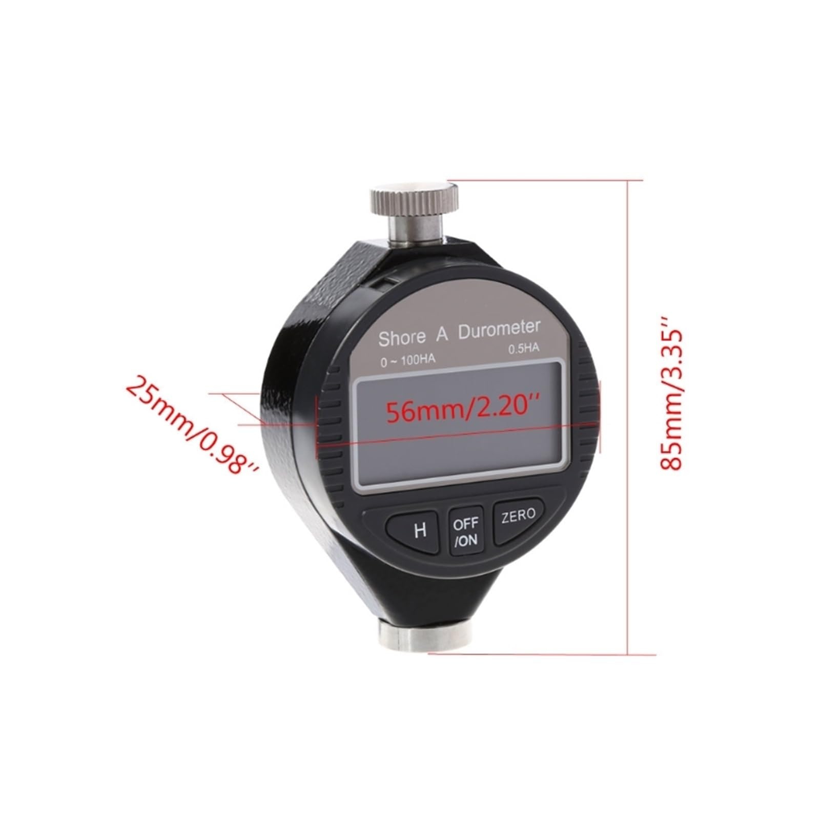 Digitales Durometer Shore A Tester Gummihärtemessgerät 0~100HA for Kunststoffleder,Hochpräzise Messung