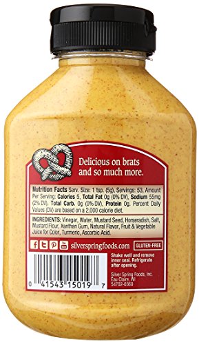 Silver Springs Mustard, Beer & Brat 9.5oz