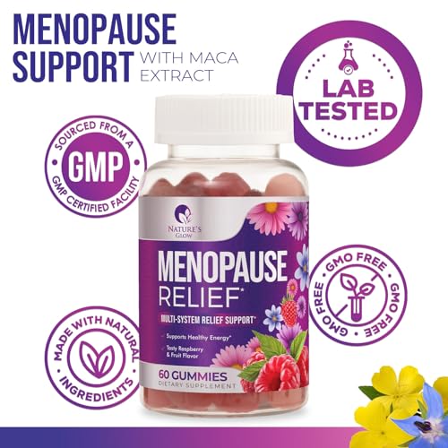 Menopause Supplement for Women - Complete Multi-Benefit Menopause Relief Gummy for Mild Hot Flashes & Night Sweats, Natural Balance & Energy Support, Menopausal Vitamins, Gluten Free - 60 Gummies - Image 5