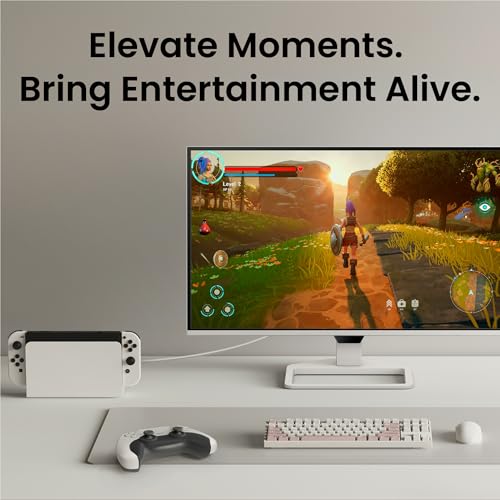 Image of BenQ EW270Q 27 inch QHD Gaming Monitor, 200Hz, 90% P3 IPS, 65W USB-C, Dual 5W Speakers, Exceptional Audiovisual Enjoyment for Movie & Binge