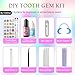 CiikDux DIY Tooth Jewelry Kit - 770 Crystals, 12 Shapes Bedazzle Gems, Teeth Jewelry Starter Set