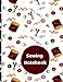 Produktbild Sewing Notebook: Cute Sewing Needles Thread Scissors Buttons and Dots Gift Notebook - College Rule 8.5 x 11