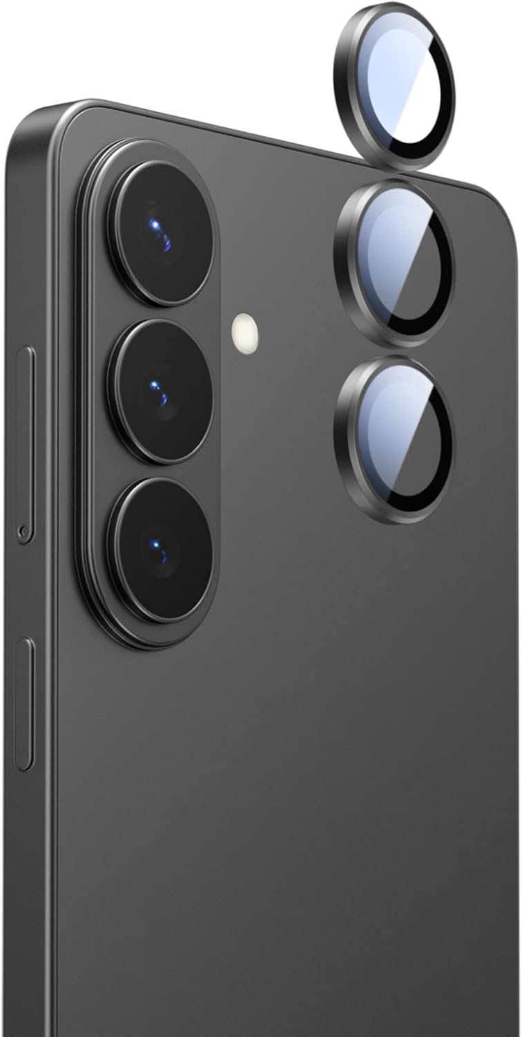 Prodigee Super Glass Camera Protector for Galaxy S26 Ultra, Black