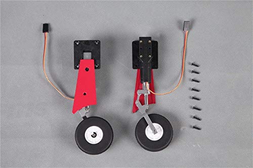 Parts & Accessories Fms 80Mm Futura Edf Ducted Fan Jet Parts Retract Landing Gear Set System Motor Esc Servo Canopy Rc Airplane Model Plane Aircraft - (Color: Main Gear System-Red) #TOP27
