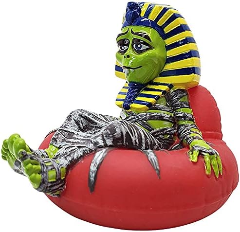 NOT ANOTHER RUBBER DUCKY! Mummy - Premium Bath Toy Collectible - Classic Monsters & Halloween Themed - Perfect Present for Collectors, Celebrity Fans, Goth, and Horror Enthusiasts