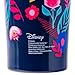 Silver Buffalo Disney Alice in Wonderland Floral Pattern Double Walled Stainless Steel Tumbler with Straw, 22 Ounces, Multicolor