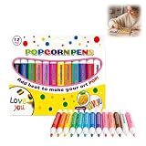 IEY 3 D Relief Popcorn Pens, DIY Bubble Popcorn Stifte Drawing Pens