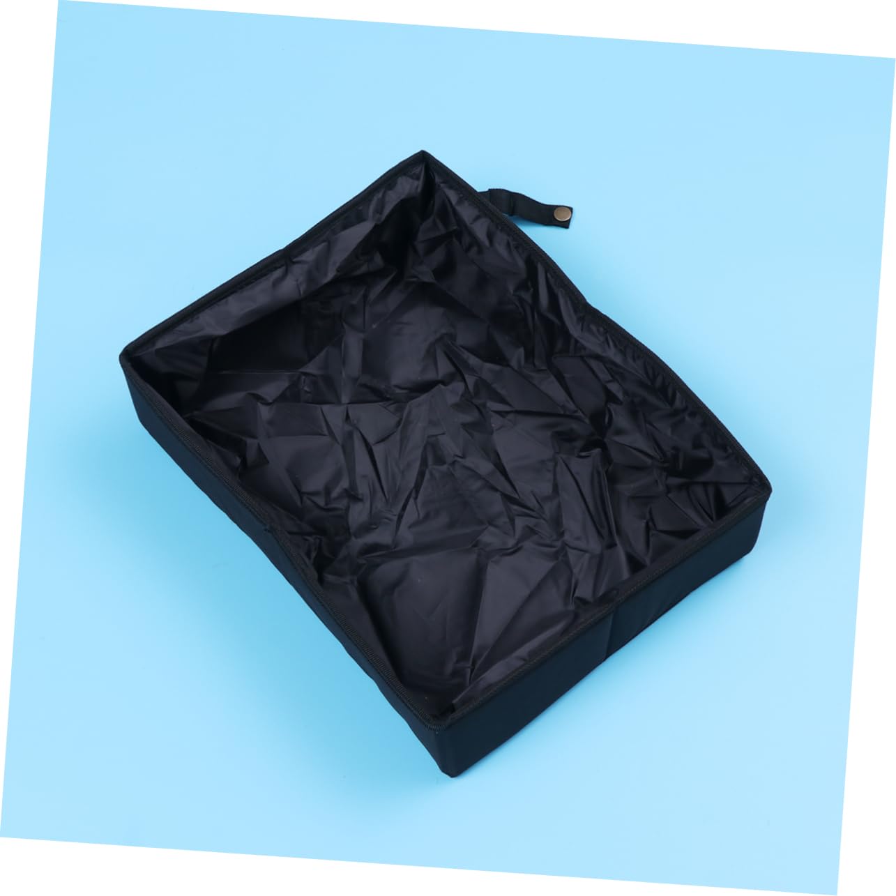 HANABASS Foldable Cat Toilet Cat Basin Durable Pet Supplies for Easy Cleaning and Comfort for Tidy Homes Black