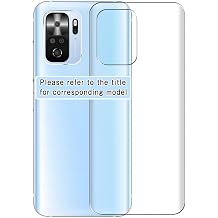 Vaxson 2-Pack Back Protector Film, compatible with Infinix NOTE 7 TPU Guard Cover [ Not Front Tempered Glass Screen Protectors ]