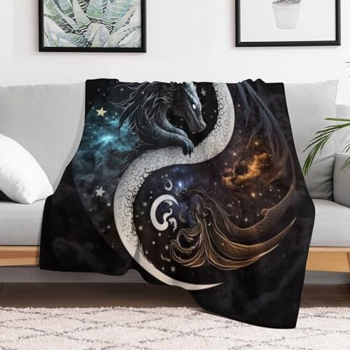 Manta de franela dragón phoenix 180x200 mantes para camas y sofás grandes 3