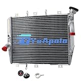 YoApoio Aluminum Radiator for 1998-2002 Kawasaki Ninja ZX6R ZX 6R and for 2005-2008 Kawasaki Motorcycle ZZR600 ZX600, 1999 2000 2001 2006 2007 Full Performance Aluminium Radiators