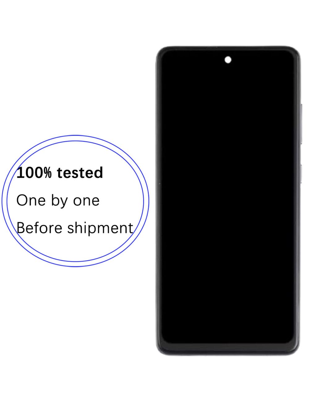 Ersatz Display für Samsung Galaxy A52s / A52 5G LCD-Bildschirm TFT , A526B A526W A526U A528B A528N LCD Display Touch Digitizer Assembly Reparaturteile Kit( Ohne Fingerabdruck, Schwarz mit Rahmen)