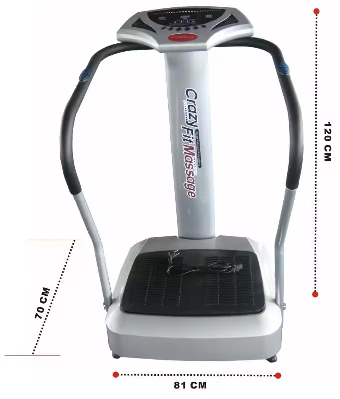 DR BWC Crazy Fit Massager for Full Body Workout Vibration and Fitness Platform White DR BWC Crazy Fit Massager for Full Body Workout Vibration and Fitness Platform White