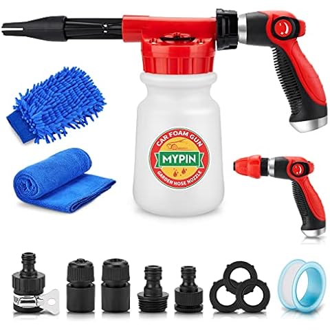 16 IN 1 Foam Cannon with Adjustable Hose Wash Sprayer Cover