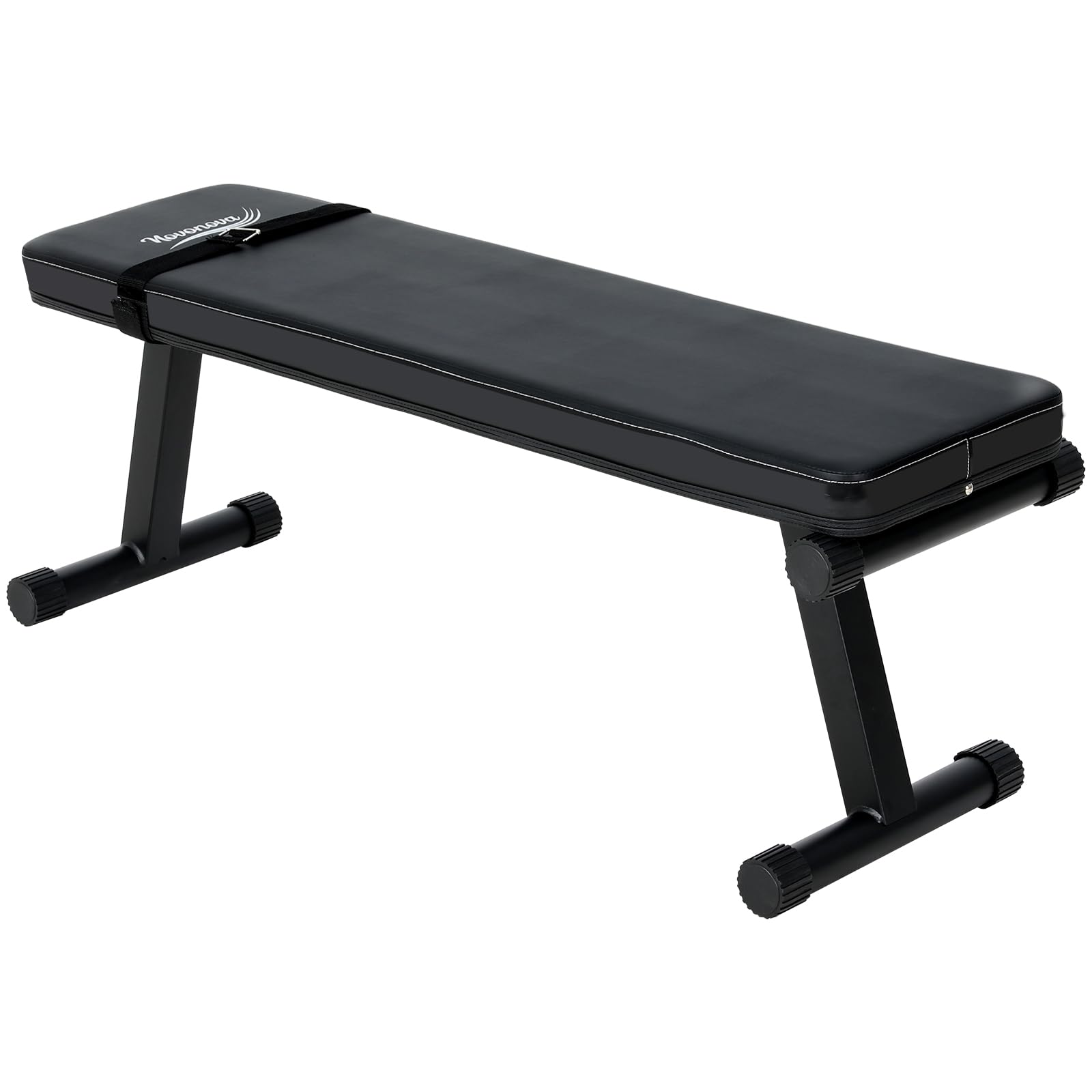 Banc Plat, Banc de Musculation Pliable, Banc d'Entraînement Pliable, Banc Musculation Inclinable Multifonctionnel Réglable, Banc de Muscu Abdominaux/Dos/Lombaire Inclinable, ChargeMax.150KG