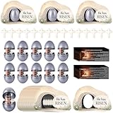 Sfcddtlg 60 Pcs Easter Empty Tomb Eggs, 15 Set Resurrection Eggs Tomb Card with Cross, Fillable Religious Easter Egg Set for Home Party Favor Gift