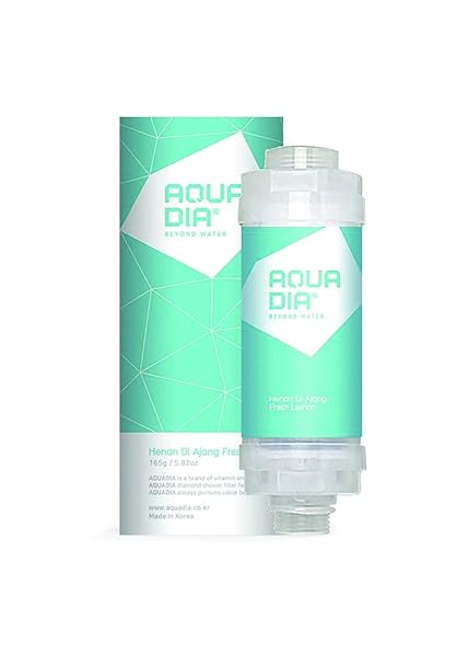 Aroma Therapy Vitamin Shower Filter Lemon Blue Scent (Fresh Lemon)