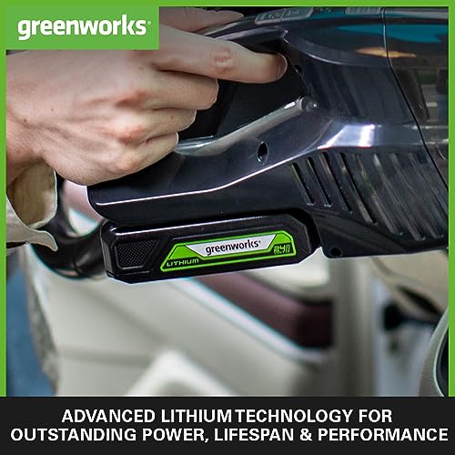 Greenworks 24V Batteries and Dual Slot Charger - Two 2Ah Powerful Lithium-Ion Batteries - Suitable for All 24V Garden and Power Tools - GSK24B2X