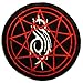Slipknot stella logo - Toppe termoadesive Patch Toppa ricamate, misura: 7,7 x 7,7 cm
