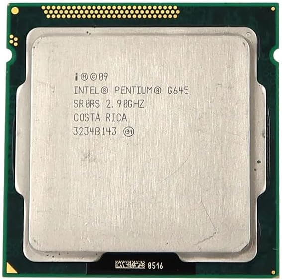 Desktop CPU Processor SR0RS Compatible Replacement Spare Part for Intel Pentium G645 2.9GHz Socket LGA1155 2-Core
