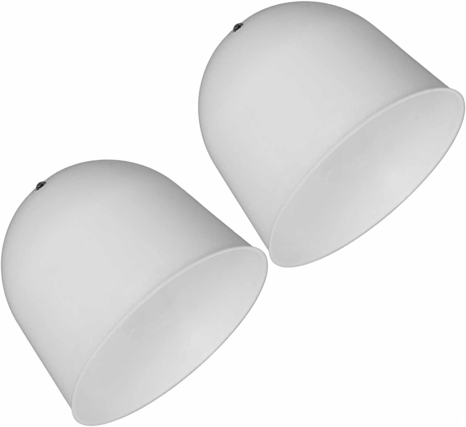 2pcs Plastic Ceiling Fan Dust Covers Replacement Ceiling Fan Accessory Kit Bell Shaped Hanging Lamp Cup with 2.2cm Aperture