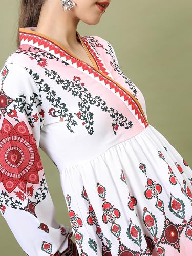 Image of Vishudh Women's Ethnic Dress | Regular Fit | Fashionable for Comfort
