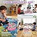 TooLion 3-Player Whack Game Mole for Kids 3-12 Boys Girls - 3 Independent Game Boards,3 Modes with Sound & Light,Safe Educational Pounding Toy,Christmas Birthday Gift for Multi-Kid Families