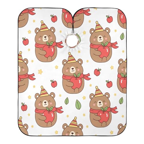 Capa de barbero impermeable para hombres Kigai Cute Bear miniatura 2