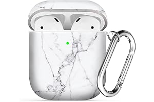 Maxjoy White Marble AirPods Case