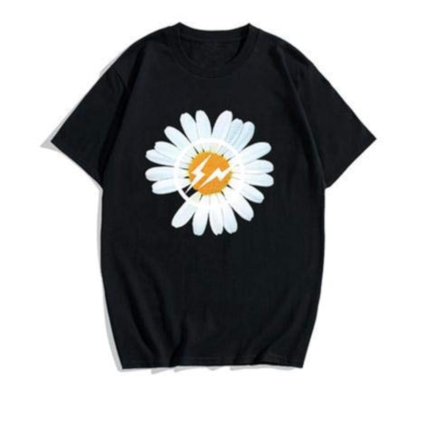 Kpop GD Hip Hop T-shirts Short Sleeve Cotton T Shirt Summer Clothes BIGBANG G-DRAGON Daisy T-shirt (7,2XL)