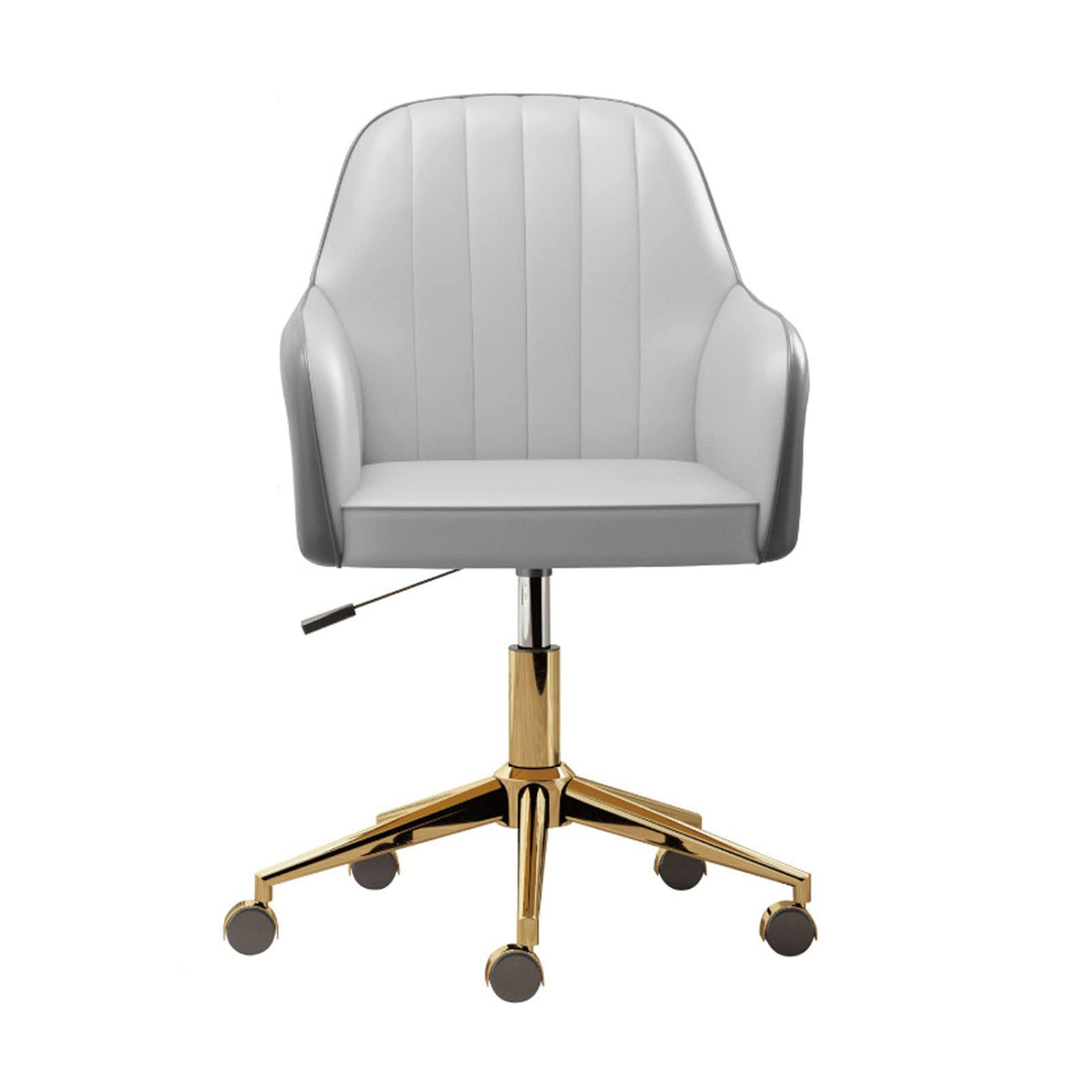 Chaise de bureau home office rose et grise pour un coin travail élégant