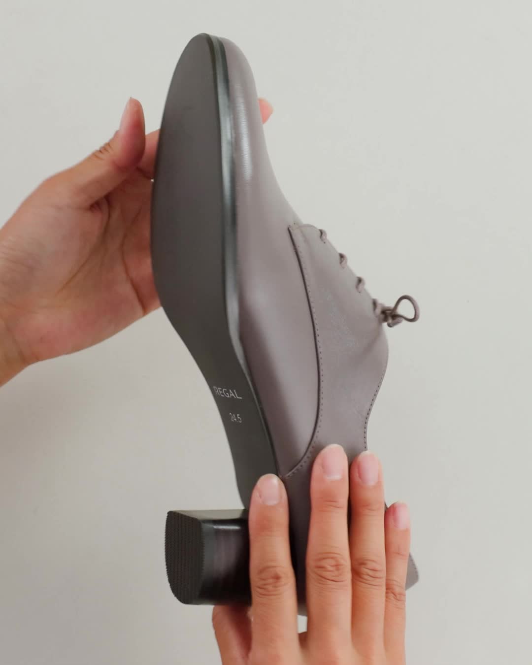 Amazon | [リーガル] パンプス 革靴 レースアップシューズ F95Q